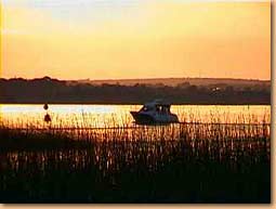 Sonnenuntergang am Lough Ree